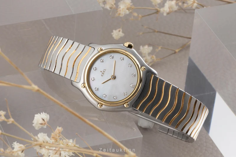Ebel Classic Wave steel / gold quartz women's watch E1090121 [2507112]