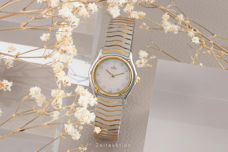 Ebel Classic Wave steel / gold quartz women's watch E1090121 [2507112]