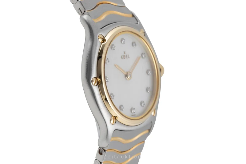 Ebel Classic Wave steel / gold quartz women's watch E1090121 [2507112]