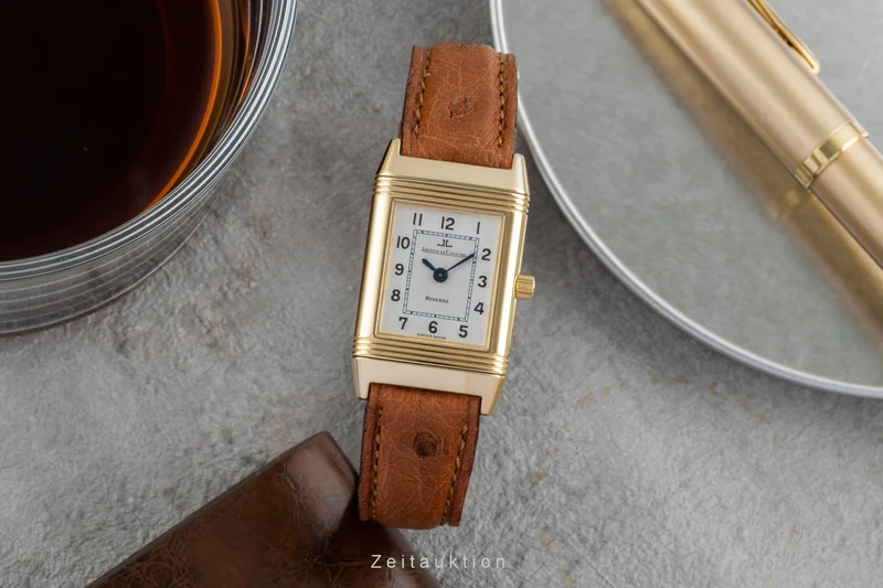 Jaeger LeCoultre Reverso 18 ct gold manual winding women's watch 260.140.862 260.1.86 LP: 17400EUR [2506970]