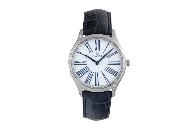 Omega De Ville steel quartz women's watch 428.17.36.60.04.001 LP: 5300EUR [2506984]