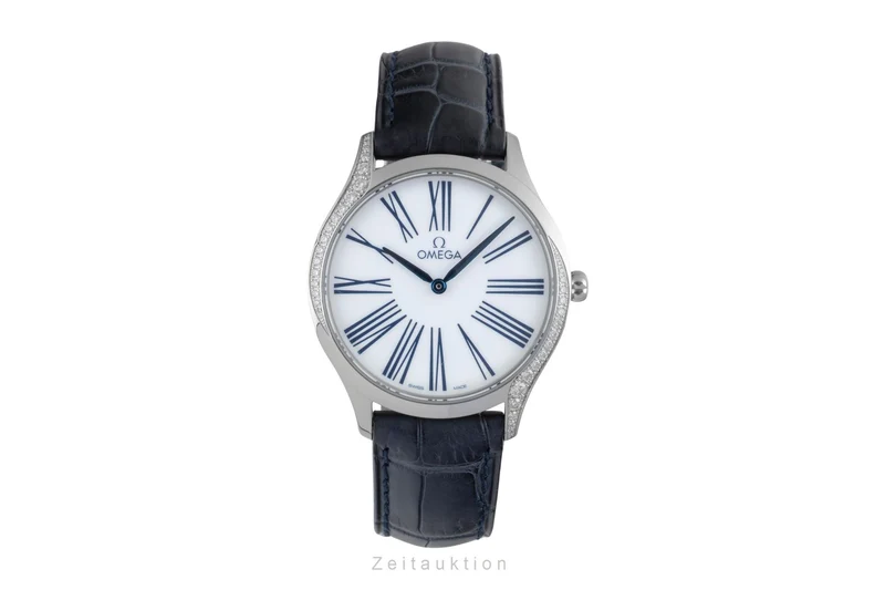 Omega De Ville steel quartz women's watch 428.17.36.60.04.001 LP: 5300EUR [2506984]