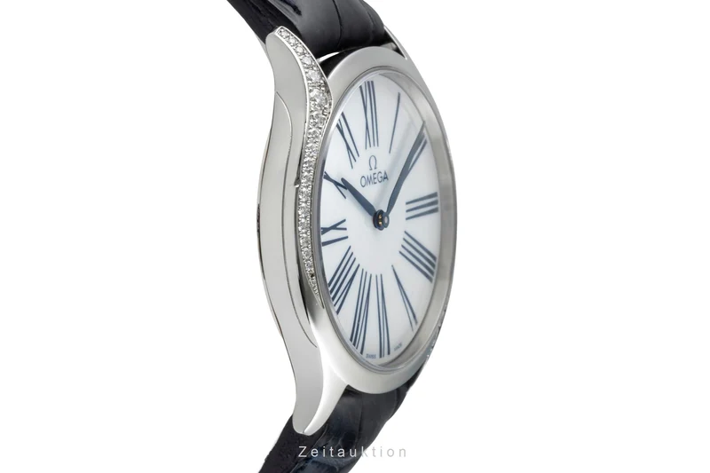 Omega De Ville steel quartz women's watch 428.17.36.60.04.001 LP: 5300EUR [2506984]
