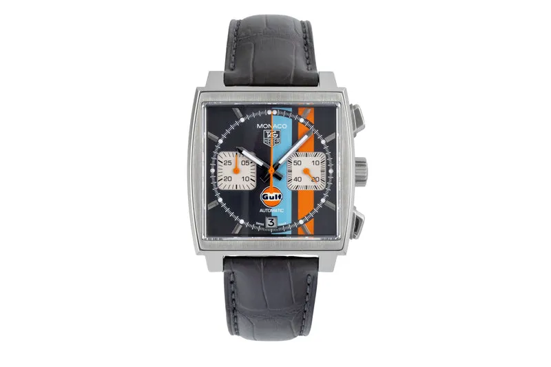 Tag Heuer Monaco chronograph steel automatic men's watch CAW2113.FC6250 Limited [2507186]