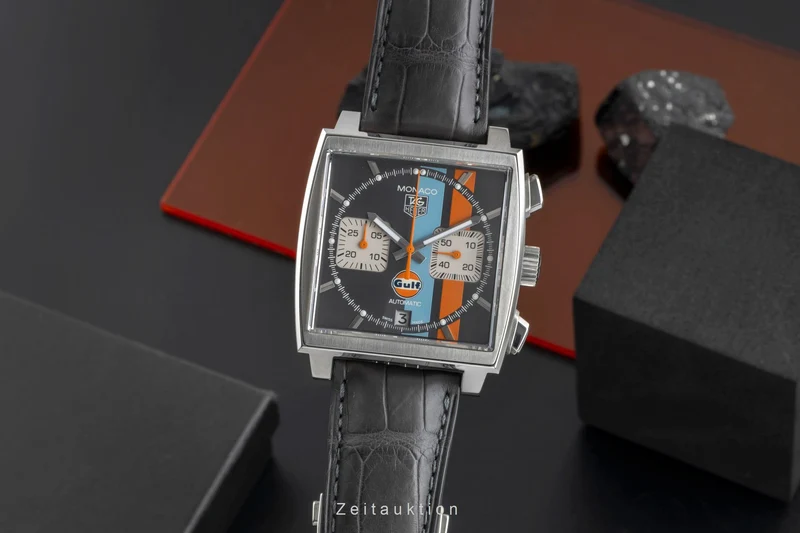 Tag Heuer Monaco chronograph steel automatic men's watch CAW2113.FC6250 Limited [2507186]