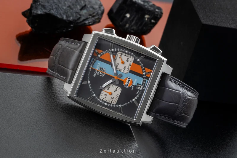 Tag Heuer Monaco chronograph steel automatic men's watch CAW2113.FC6250 Limited [2507186]