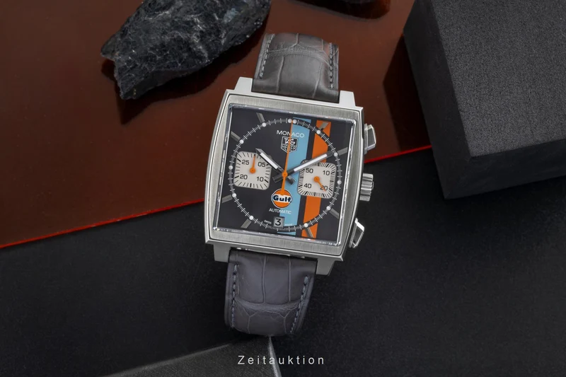 Tag Heuer Monaco chronograph steel automatic men's watch CAW2113.FC6250 Limited [2507186]