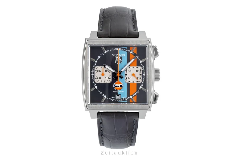 Tag Heuer Monaco chronograph steel automatic men's watch CAW2113.FC6250 Limited [2507186]