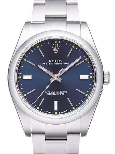 Rolex Oyster Perpetual 39 114300 Blau