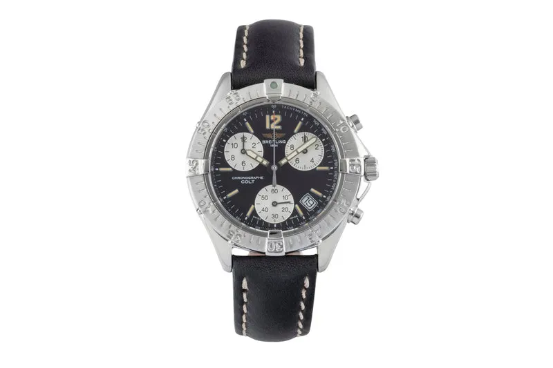 Breitling Colt chronograph steel quartz men's watch A53035 [2506686]