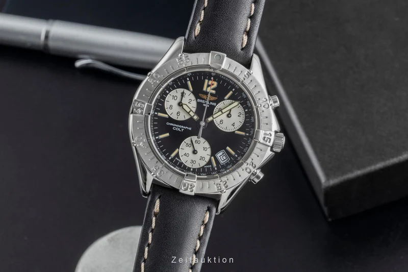 Breitling Colt chronograph steel quartz men's watch A53035 [2506686]
