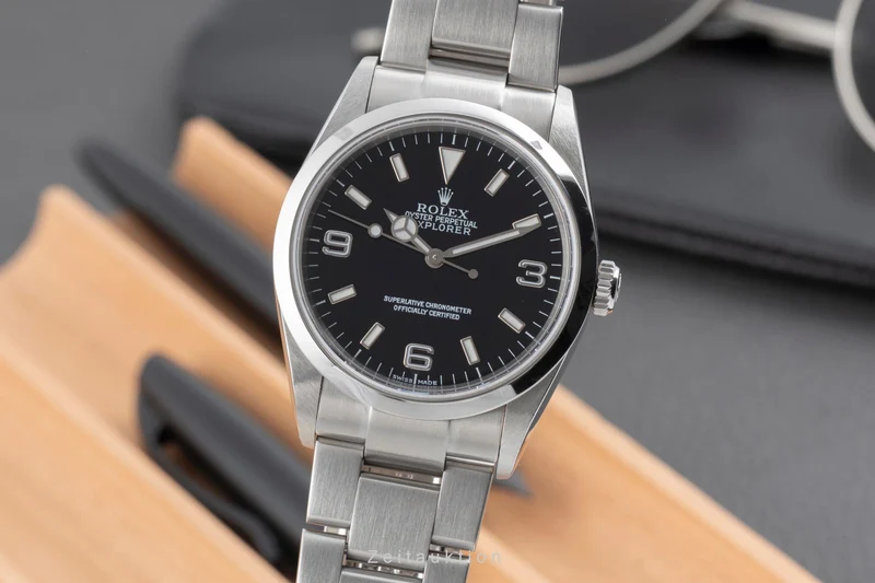 Rolex Explorer steel automatic men's watch 114270 [2506941]