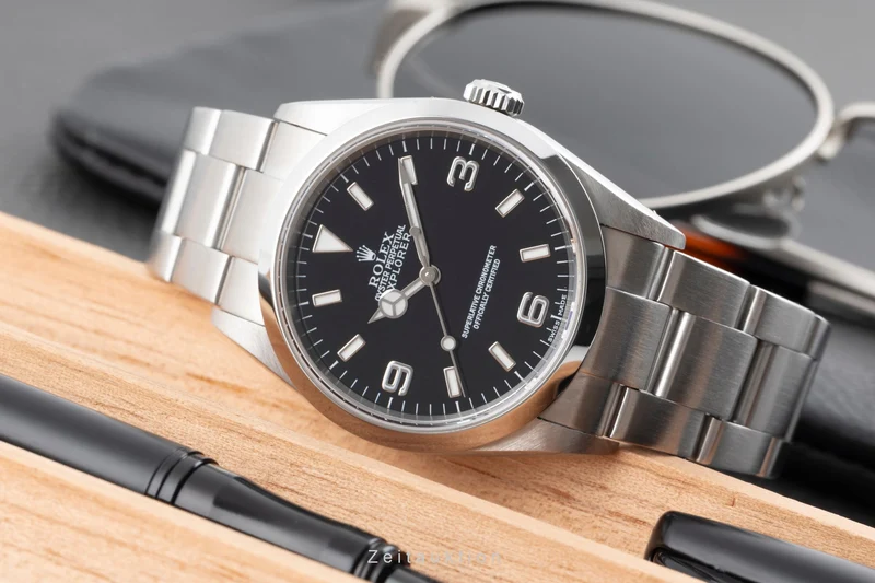 Rolex Explorer steel automatic men's watch 114270 [2506941]