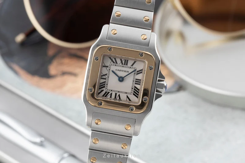 Cartier Santos steel / gold quartz women's watch W20012C4 LP: 10800EUR [2507041]