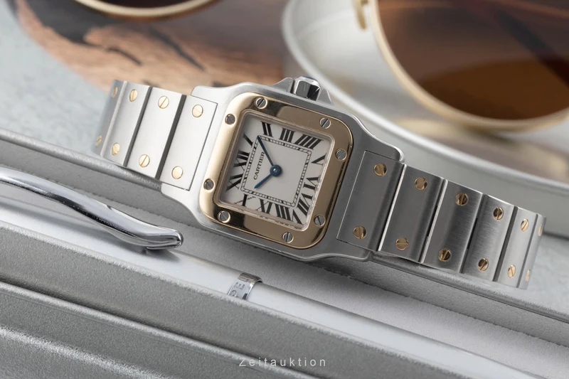 Cartier Santos steel / gold quartz women's watch W20012C4 LP: 10800EUR [2507041]