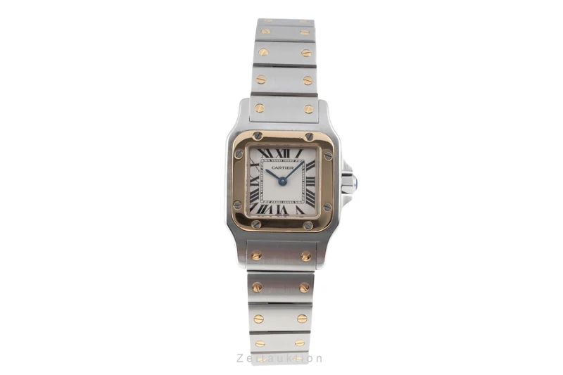 Cartier Santos steel / gold quartz women's watch W20012C4 LP: 10800EUR [2507041]