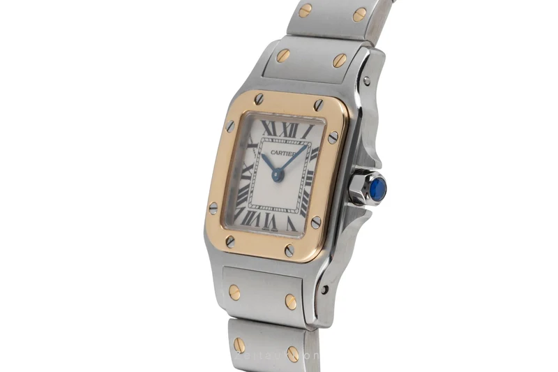Cartier Santos steel / gold quartz women's watch W20012C4 LP: 10800EUR [2507041]