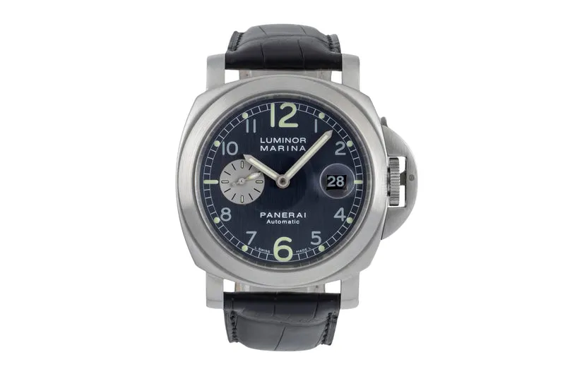 Panerai Luminor Marina steel automatic men's watch PAM00086 LP: 8900EUR [2506026]