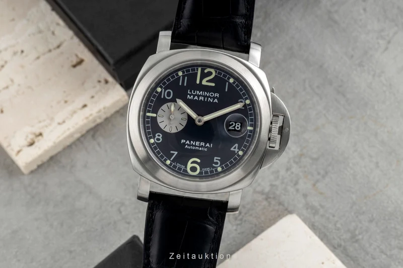 Panerai Luminor Marina steel automatic men's watch PAM00086 LP: 8900EUR [2506026]