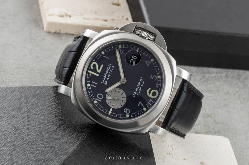 Panerai Luminor Marina steel automatic men's watch PAM00086 LP: 8900EUR [2506026]