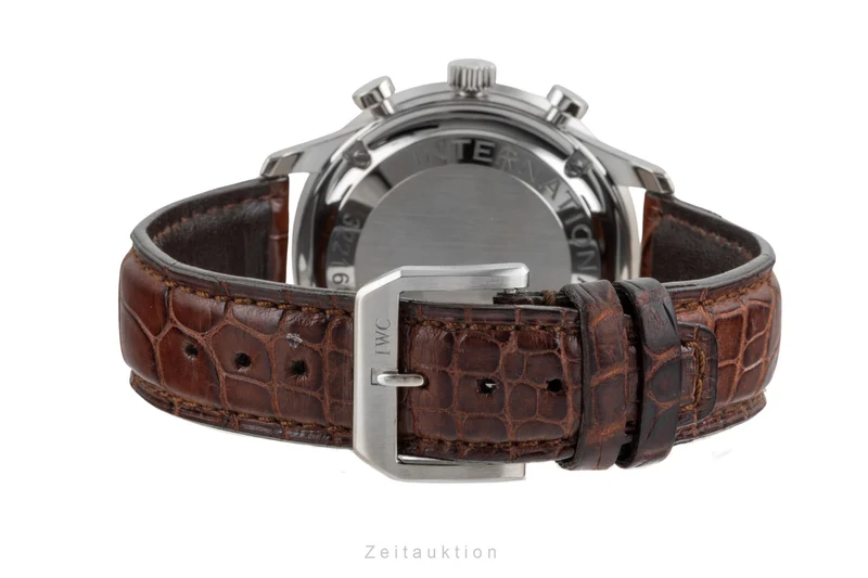 IWC Portugieser chronograph 18 ct white gold automatic men's watch IW371431 LP: 22500EUR [2505697]