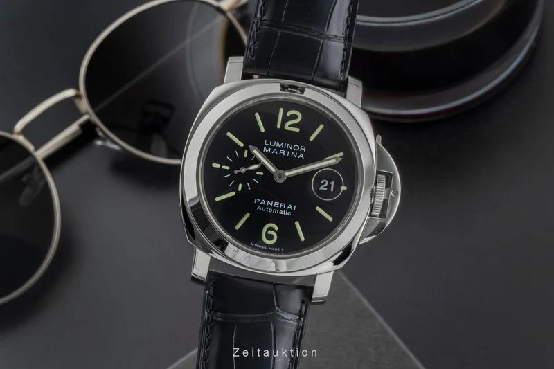 Panerai Luminor Marina steel automatic men's watch PAM00104 LP: 8900EUR [2506302]