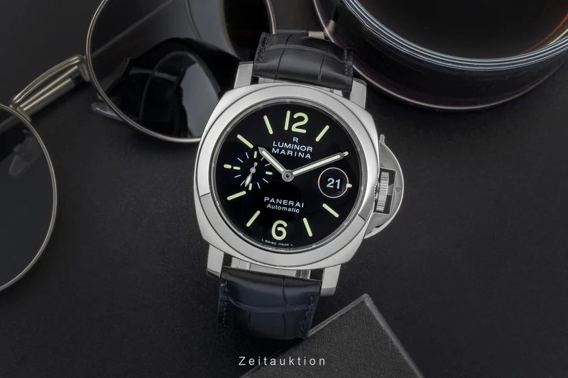 Panerai Luminor Marina steel automatic men's watch PAM00104 LP: 8900EUR [2506302]