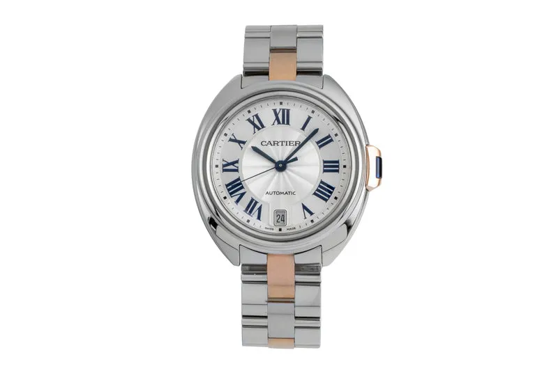 Cartier Cle steel / gold automatic women's watch W2CL0003 [2506902]