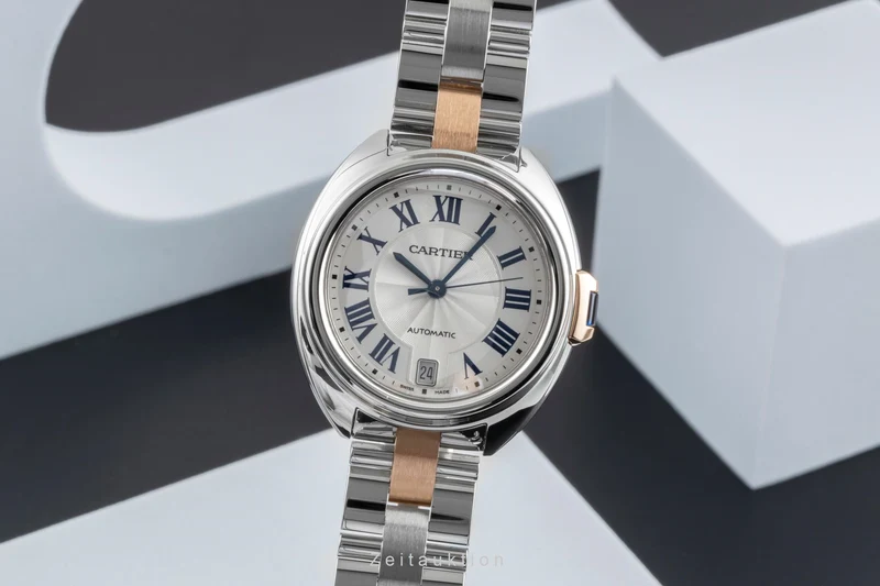 Cartier Cle steel / gold automatic women's watch W2CL0003 [2506902]