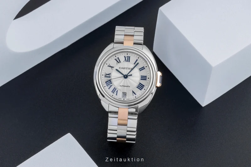 Cartier Cle steel / gold automatic women's watch W2CL0003 [2506902]