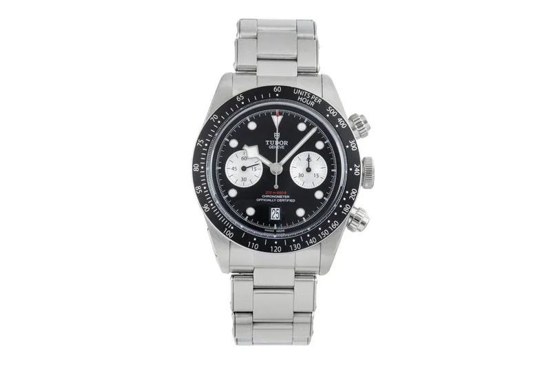 Tudor Black Bay chronograph steel automatic men's watch 79360N LP: 5760EUR [2507117]