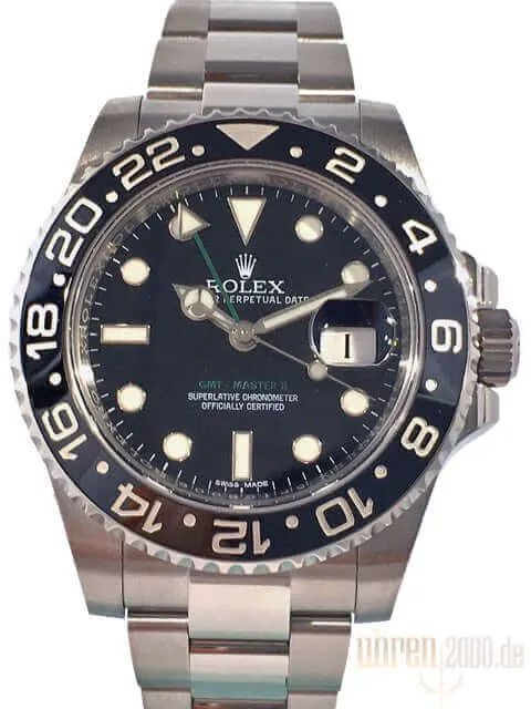 Rolex GMT-Master II Edelstahl gebraucht aus 2015