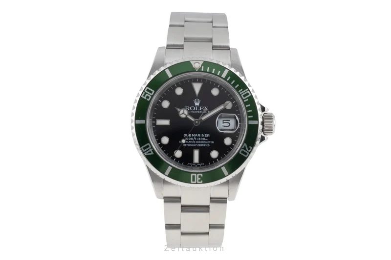 Rolex Submariner steel automatic men's watch 16610LV [2507175]