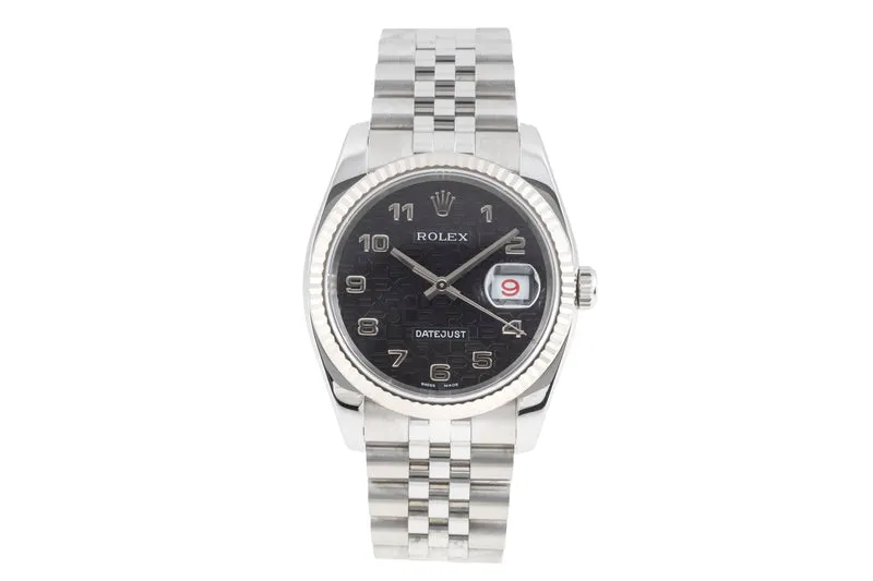 Rolex Datejust steel / white gold automatic men's watch 116234 [2507216]