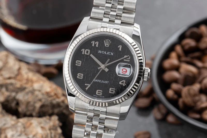 Rolex Datejust steel / white gold automatic men's watch 116234 [2507216]