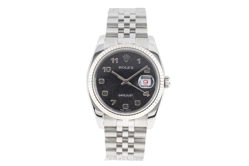 Rolex Datejust steel / white gold automatic men's watch 116234 [2507216]