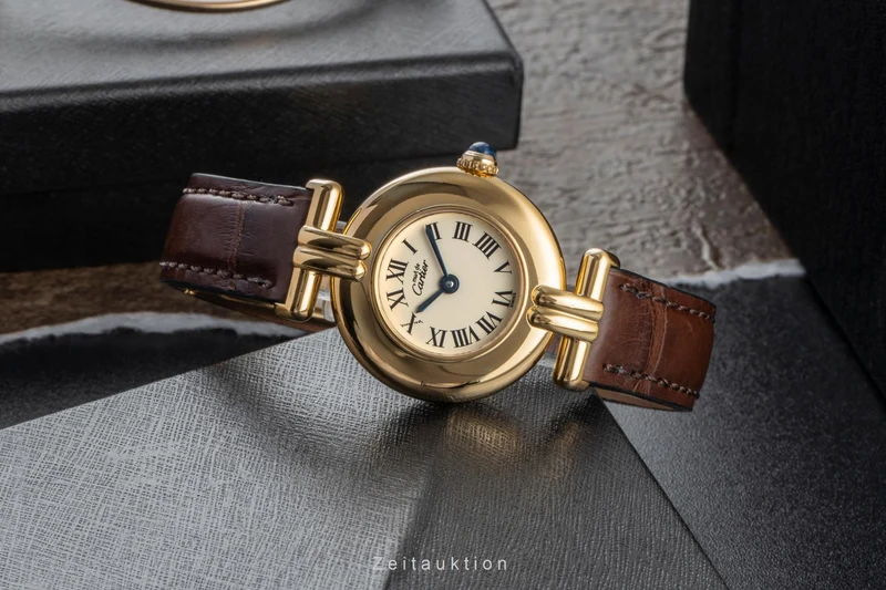 Cartier Vendome silver-gilt quartz women's watch 590002 [2505991]