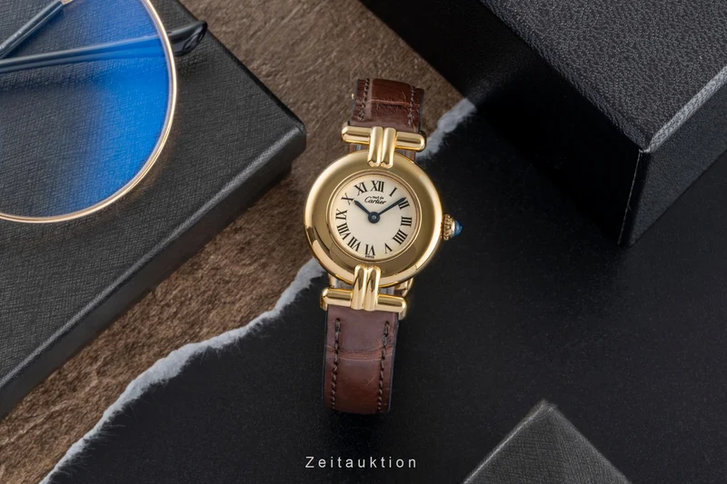 Cartier Vendome silver-gilt quartz women's watch 590002 [2505991]
