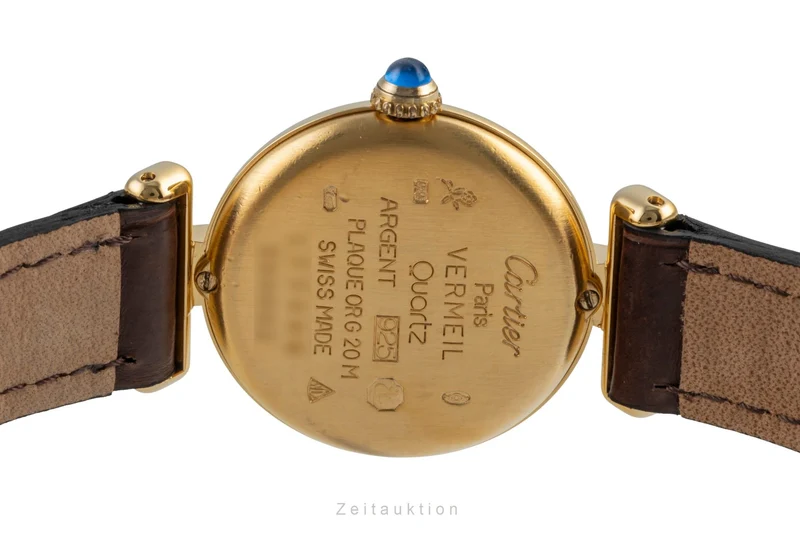 Cartier Vendome silver-gilt quartz women's watch 590002 [2505991]