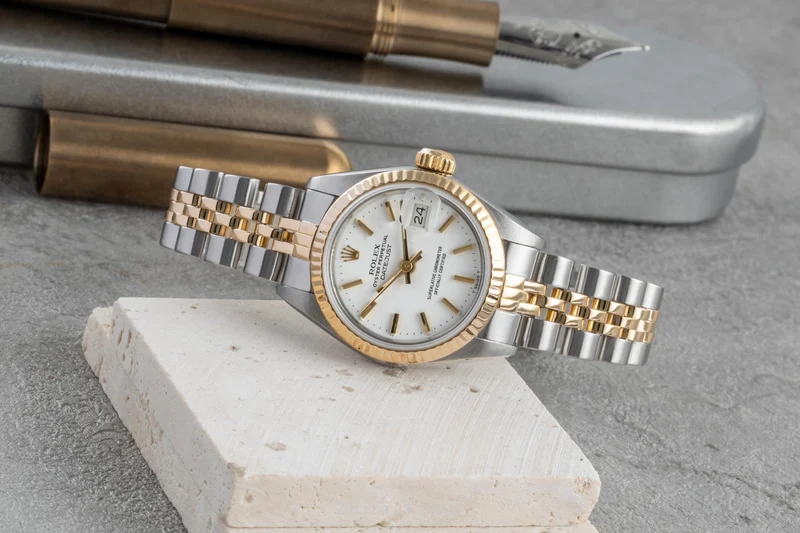 Rolex Lady Datejust steel / gold automatic women's watch 69173 Vintage [2506677]