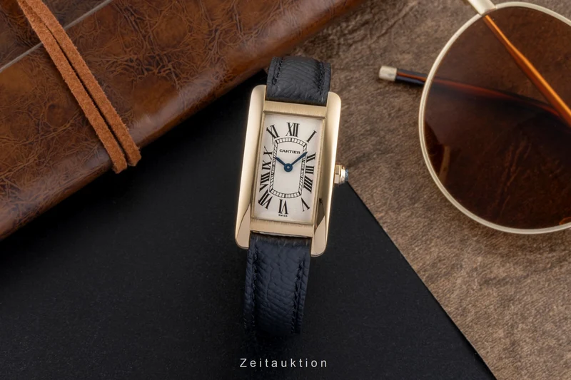 Cartier Tank Américaine 18 ct gold quartz women's watch W26015K2 [2506818]