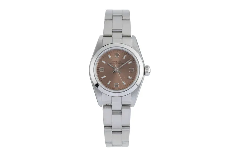 Rolex Oyster Perpetual steel automatic women's watch 76080 [2506328]