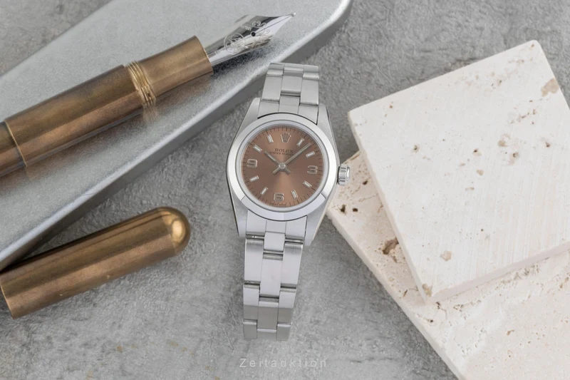 Rolex Oyster Perpetual steel automatic women's watch 76080 [2506328]