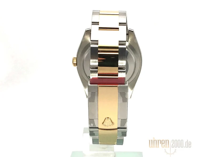 Rolex Datejust 36 Edelstahl Gelbgold 116233 Silber DIA