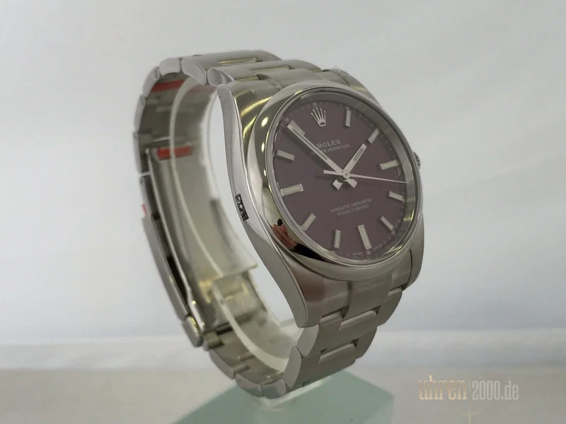 Rolex Oyster Perpetual 34 mm 114200 Red Grape Okkasion
