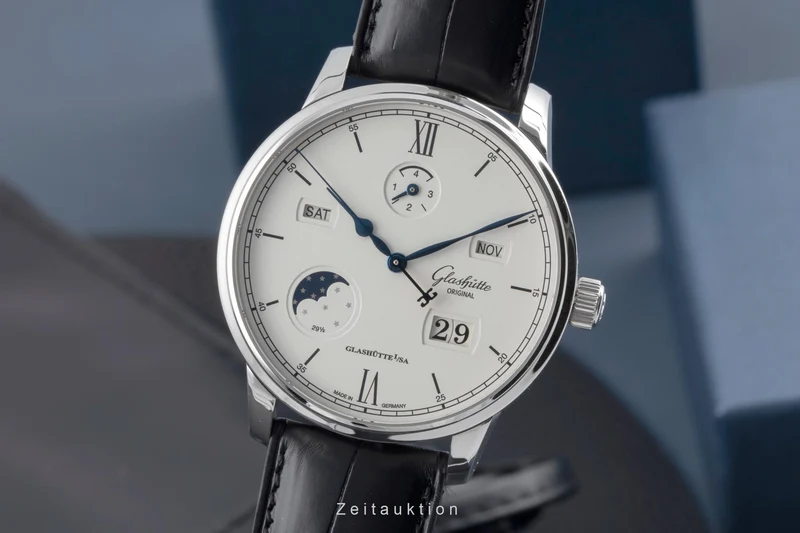 Glashütte Senator steel automatic men's watch 1-36-02-01-02-30 LP: 22500EUR [2506496]
