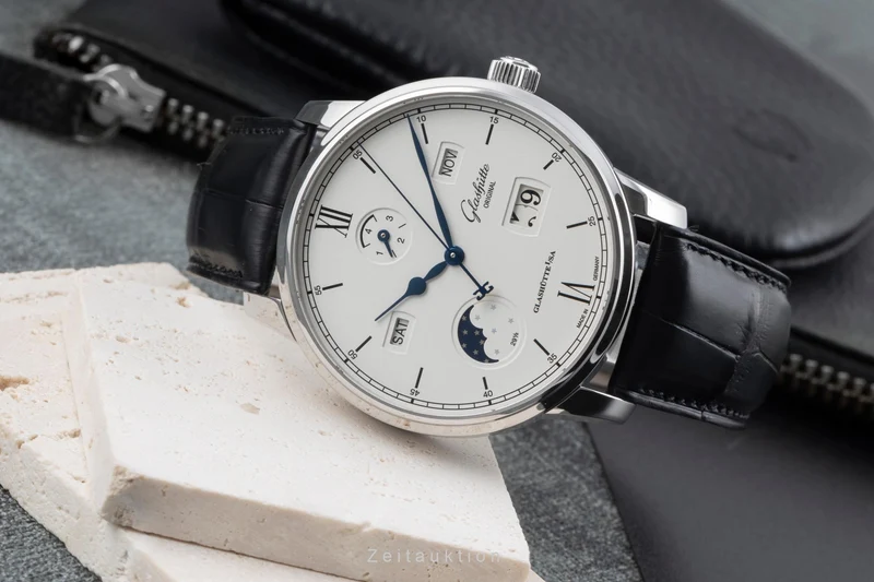 Glashütte Senator steel automatic men's watch 1-36-02-01-02-30 LP: 22500EUR [2506496]