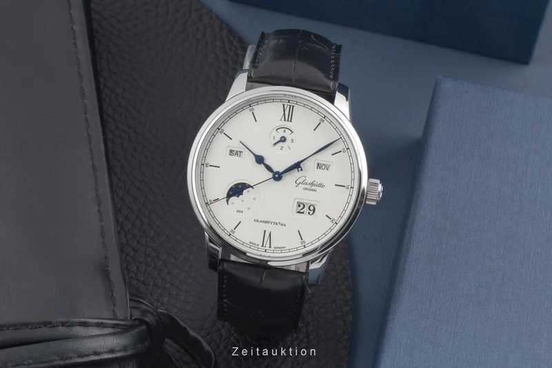 Glashütte Senator steel automatic men's watch 1-36-02-01-02-30 LP: 22500EUR [2506496]