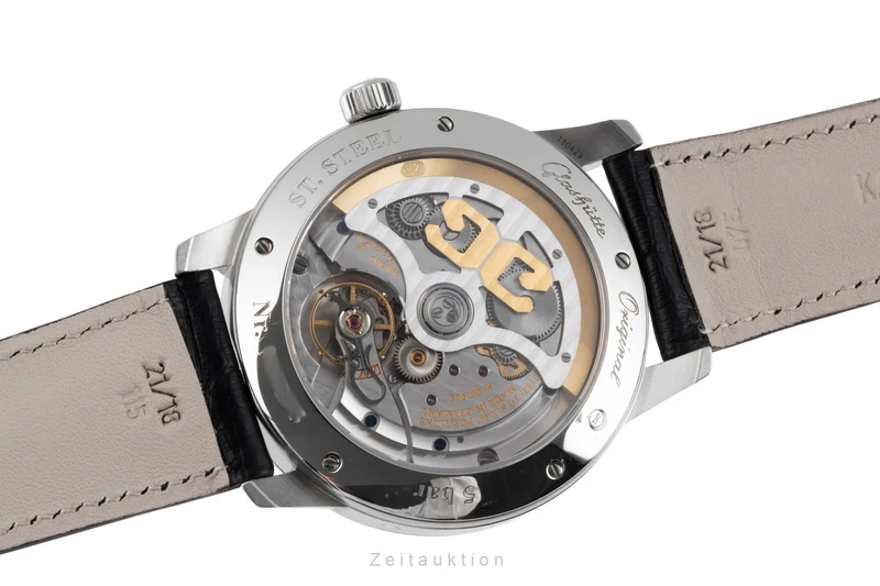 Glashütte Senator steel automatic men's watch 1-36-02-01-02-30 LP: 22500EUR [2506496]