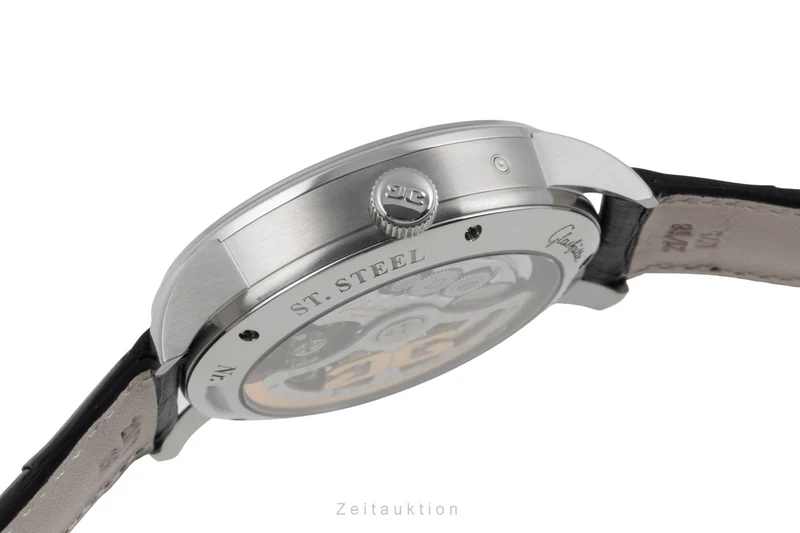 Glashütte Senator steel automatic men's watch 1-36-02-01-02-30 LP: 22500EUR [2506496]